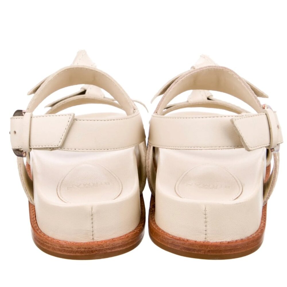 Alexandre Birman. Leather Colorblock Pattern Slin… - image 4